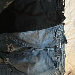 Slightly worn good American jeans 4 pair